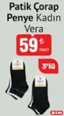 VERA PATİK ÇORAP PENYE KADIN 3'LÜ